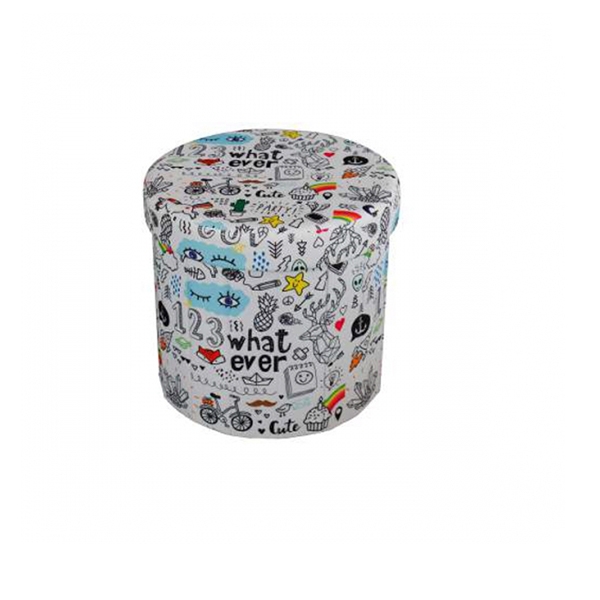 Printed Storage Stool